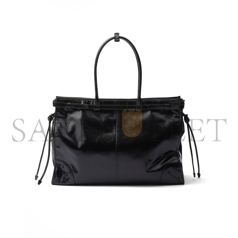 PRADA BONNIE EXTRA LARGE LEATHER HANDBAG 1BA439 (42*30*12cm) PRADA BONNIE EXTRA LARGE LEATHER HANDBAG 1BA439 (42*30*12cm)